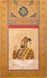 Portrait du Sultan Ali Adil Shah II, Shah de Bijapur, miniature indienne, Bijapur, vers 1660